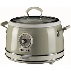 ARIETE Multikocher "2904CR", beige, B:27,5cm H:25,5cm T:32cm, Küchenmaschinen, Slowcooker/Reiskocher