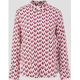 s.Oliver - Lange Hemdbluse aus reiner Viskose, Damen, mehrfarbig|pink, 36