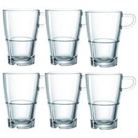 LEONARDO Tasse Leonardo Glas-Tassen Latte Macchiato Senso (6-teilig)