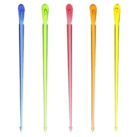 Papstar Party-Picker 8 cm 500 St. Blau/Gelb/Grün/Orange/Rot/Mehrfarbig