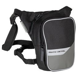 Oberschenkel-Tasche Volumen: ca. 1 liter, schwarz-grau grau
