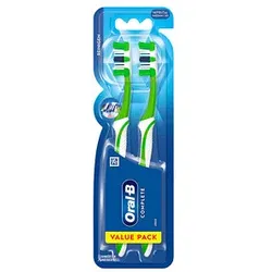 2 Oral-B COMPLETE Mittel Zahnbürsten