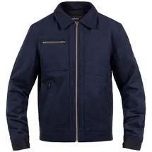 John Doe Escape Wool Motorradjacke Blau/Schwarz XXL