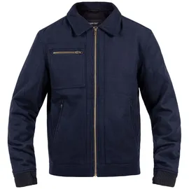 John Doe Escape Wool Motorradjacke Blau/Schwarz XXL