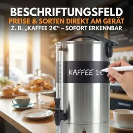 sommertal Kaffeemaschine 15L silber