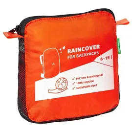Vaude Rucksack Regenhülle Raincover, wasserdicht, für Volumina von 6 bis 15 l, orange, Einheitsgröße