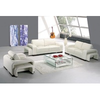 JVmoebel Sofa Dreisitzer Sofa Couch Polster Designer 3er Sofas Couchen Leder Stoff, Made in Europa weiß