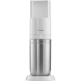 Sodastream Duo weiß + 2 Glaskaraffen+ 2 PET-Flaschen + Zylinder