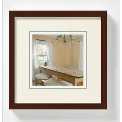 walther + design Peppers Holz Bilderrahmen 015X015 cm, NUSSBAUM
