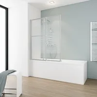 Schulte Badewannenaufsatz D1130 2-tlg. 140 x 70-118 cm - 118 cm