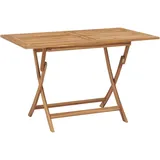 vidaXL Gartentisch Klappbar 120 x 70 x 75 cm Braun