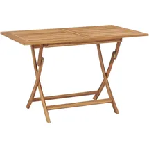 vidaXL Gartentisch Klappbar 120 x 70 x 75 cm Braun