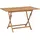 vidaXL Gartentisch Klappbar 120 x 70 x 75 cm Braun