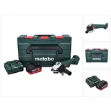 Metabo W 18 L 9-125 Quick Akku Winkelschleifer 18 V 125 mm + 1x Akku 5,5 Ah + Ladegerät + metaBOX