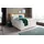 PLACES OF STYLE Boxspringbett »Cup« mit Massivholzrahmen, mit Topper, in 2 Härtegraden, in 3 Breiten weiß
