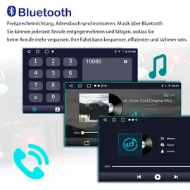 Awesafe Radio für BMW 3 Series E46 1998-2006 CarPlay Android Auto Navi Lenkradsteuerung Bluetooth RDS WIFI DSP GPS DAB+ 64GB