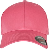Flexfit Unisex Wooly Combed Baseballkappe, dark pink, L/XL