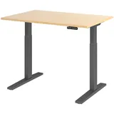 bümö Schreibtisch elektrisch höhenverstellbar Ahorn