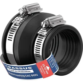 Crassus CAC 0651 Adapterkupplung 50-65 x 35-42 mm EPDM