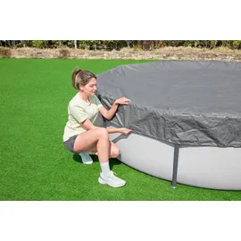 BESTWAY Premium Abdeckplane grau 427 cm