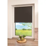 K-HOME Seitenzugrollo K-HOME "Thermo Klemmfix-Rollo" Gr. 18, schwarz, B:120cm H:150cm, Polyester, Rollos, 1 Stück