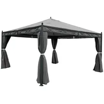 MCW Pergola Calpe 4 x 4 m inkl. Seitenwand grau
