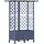 vidaXL Hochbeet mit Rankgitter und Dach 124 x 40 x 142 cm Grau