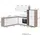 Held Winkelküche L-Form 240 x 270 cm grau