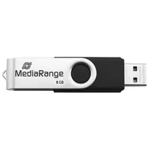 MediaRange MR931-2 - USB-Flash-Laufwerk - 16 GB USB 2.0 Kombo-Speicherstick mit Micro USB