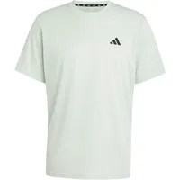 Adidas Train Essentials Training T-Shirt, Herren Kurzärmeliges T-Shirt, Linen Green/Black, IW3355