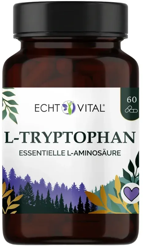 L-Tryptophan Kapseln (60 Stück) - Echt Vital