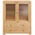 OTTO home Wohnwand Gotland, (Set, 3-St), bestehend aus 1 Highboard, 1 TV-Lowboard und 1 Vitrine beige