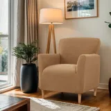 LiveGo Sesselbezug, Bankettsessel-Schonbezüge, Stretch-Sesselbezug aus Strick mit Armlehnen, Stretch-Sesselbezüge für das Wohnzimmer