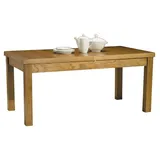 JVmoebel Esstisch Rustikaler Holztisch mit Ausziehfunktion und Art-Deco-Design (Packung, 1-St., Tisch), Made in Europa braun