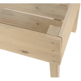 Hecht Hochbeet für Kinder 50 x 45 x 45 cm Beige