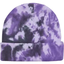 URBAN CLASSICS Tie Dye Beanie Grau
