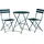 Vanage Bistro Set Balkon Balkonmöbel klappbar Set 3-teilig dunkelblau, versch. Farben