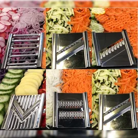 Novabest 4-fach Gigant Hobel mit Multi-Box 5 Einsätze Silber