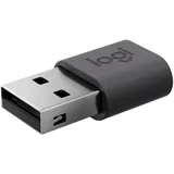 Logitech USB-C auf USB-A Adapter Grau