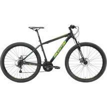 Bikestar Mountainbike, 21 Gang, Shimano, RD-TY300 Schaltwerk, Kettenschaltung, für Damen und Herren, Kettenschaltung, 11751763-48 schwarz 29 Zoll (73,66cm),