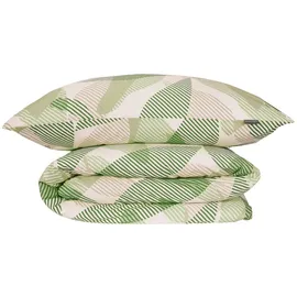 SCHIESSER Bettwäscheset Lea - Renforcé - 2-teilig - 155 x 220 cm, - Grün