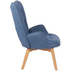 CLP Lounger Durham Stoff Blau,