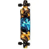 DB Longboards Centrano Unisex – Erwachsene DB Paradigm Longboard, Blau/Gold, 41'