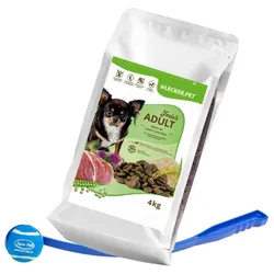 4 kg Lecker.Pet® Josie's Adult Lamm & Reis Hunde Trockenfutter Vollnahrung + Ballschleuder