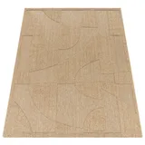 Paco Home Outdoorteppich, Beige, Textil, Rechteckig, 120x160 cm, strapazierfähig, für Fußbodenheizung geeignet, Teppiche & Böden, Teppiche, Outdoorteppiche