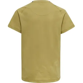 hummel Cima Xk kurzarm Fitnessshirt Kinder antique gold 152