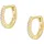 Fossil Creolen Ellis Pavé Glitz gold 925  JFS00630710