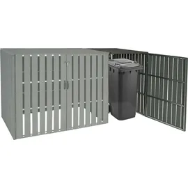 MCW Mülltonnenbox MCW-J28 115 x 66 x 76 cm grau