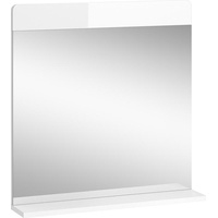 Vicco Badspiegel Wandspiegel Badezimmerspiegel Izan, Weiß Badmöbel Ablage HGL