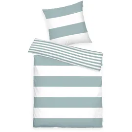 Tom Tailor Siena Renforcé fresh sage 135 x 200 cm + 80 x 80 cm